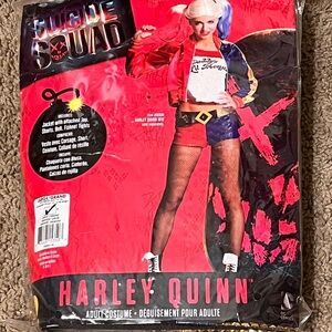 Suicide Squad Harley Quinn Halloween Costume-Large
